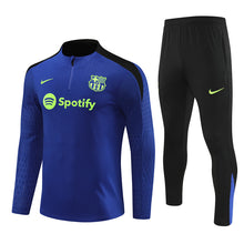 Load image into Gallery viewer, 24-25 FC Barcelona Half Zipper Tracksuit