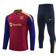 Load image into Gallery viewer, 24-25 FC Barcelona Half Zipper Tracksuit