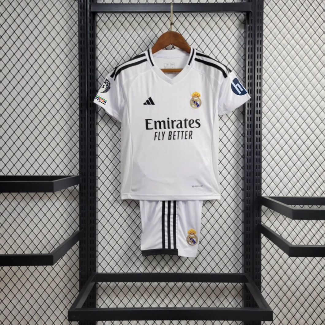 25-24 Real Madrid Home Kids Kit