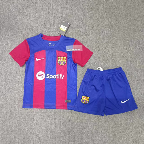 23-24 FC Barcelona Home Kids Kit