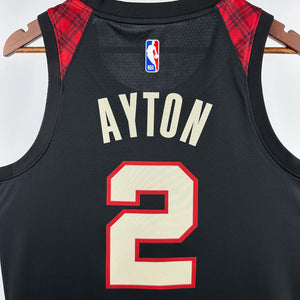 24th season Trail Blazers City Edition No. 2 Ayton