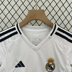 25-24 Real Madrid Home Kids Kit