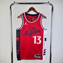 Load image into Gallery viewer, 25th season Clippers Air Jordan Limited Edition Red No 13 George