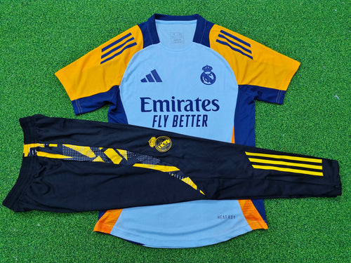 24-25 Real Madrid Light Blue Training Kit