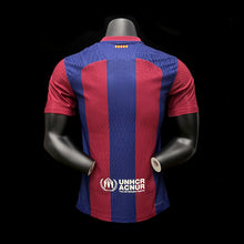 Load image into Gallery viewer, 23-24 Barcelona Home  Player Version Jersey