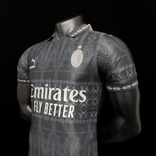 Load image into Gallery viewer, 23-24 Milan x Pleasures Black  Fourth Kits Player Version