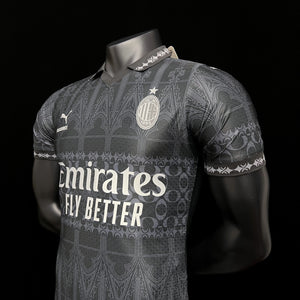 23-24 Milan x Pleasures Black  Fourth Kits Player Version