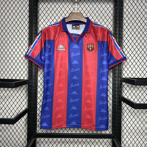 98-99 Barcelona Home Retro Player-versie 