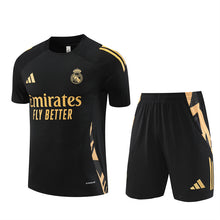 Load image into Gallery viewer, 24-25 Real Madrid Black and Gold Training Kit