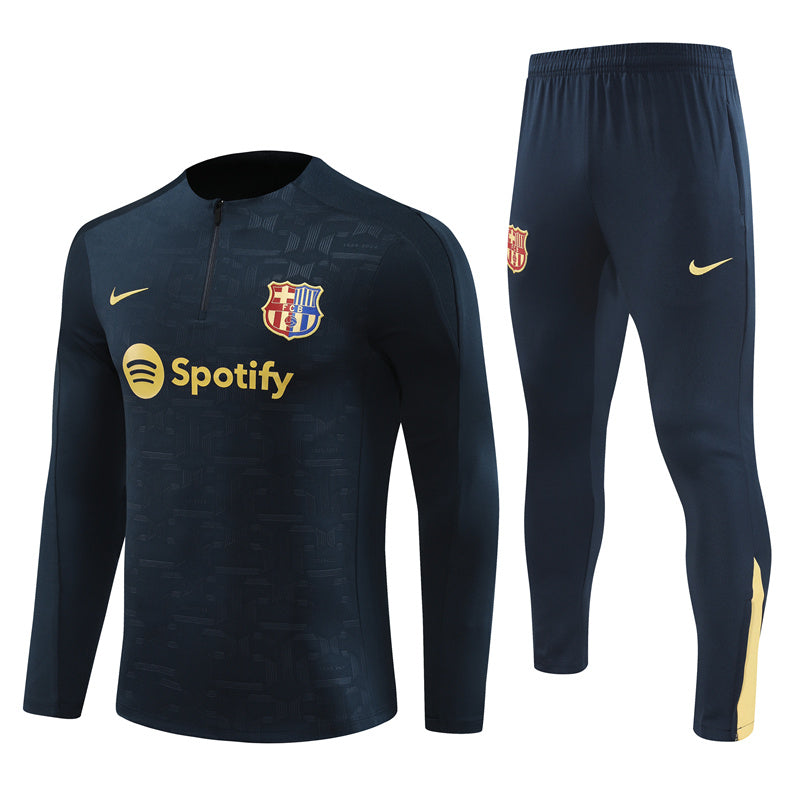 24-25 FC Barcelona Half Zipper Tracksuit