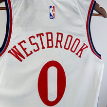 Load image into Gallery viewer, 25th season Clippers Home White No 0 Westbrook