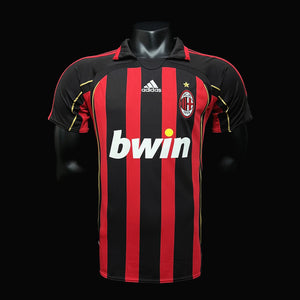 2007-2008 Ac Milan Retro Home Jersey