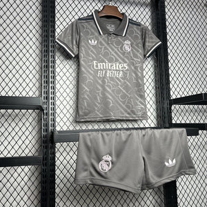 25-24 Real Madrid 3rd Away Kids Kit (Copy)