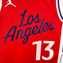 Load image into Gallery viewer, 25th season Clippers Air Jordan Limited Edition Red No 13 George