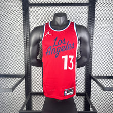 Load image into Gallery viewer, 25th season Clippers Air Jordan Limited Edition Red No 13 George