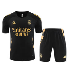 Load image into Gallery viewer, 24-25 Real Madrid Black and Gold Training Kit