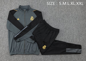 23-24 Real Madrid  Full Zipper Tracksuit