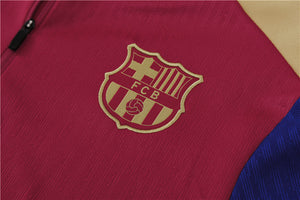 24-25 FC Barcelona Half Zipper Tracksuit