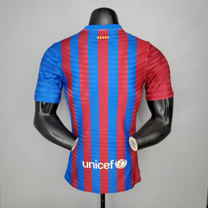 21-22 Barcelona Home Kit  Player Version