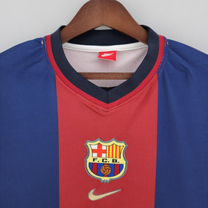 98-99 Barcelona Home Retro Player-versie 