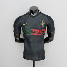 Load image into Gallery viewer, 2022 Portugal Training Black Player Version