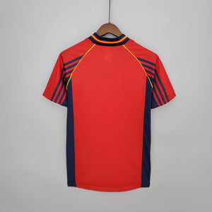 1998 Spain Home Retro Soccer Player Version