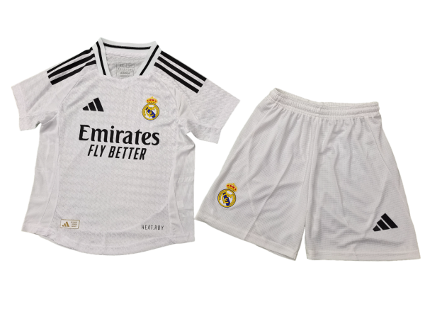 24-25 Real Madrid Home Kids Kit