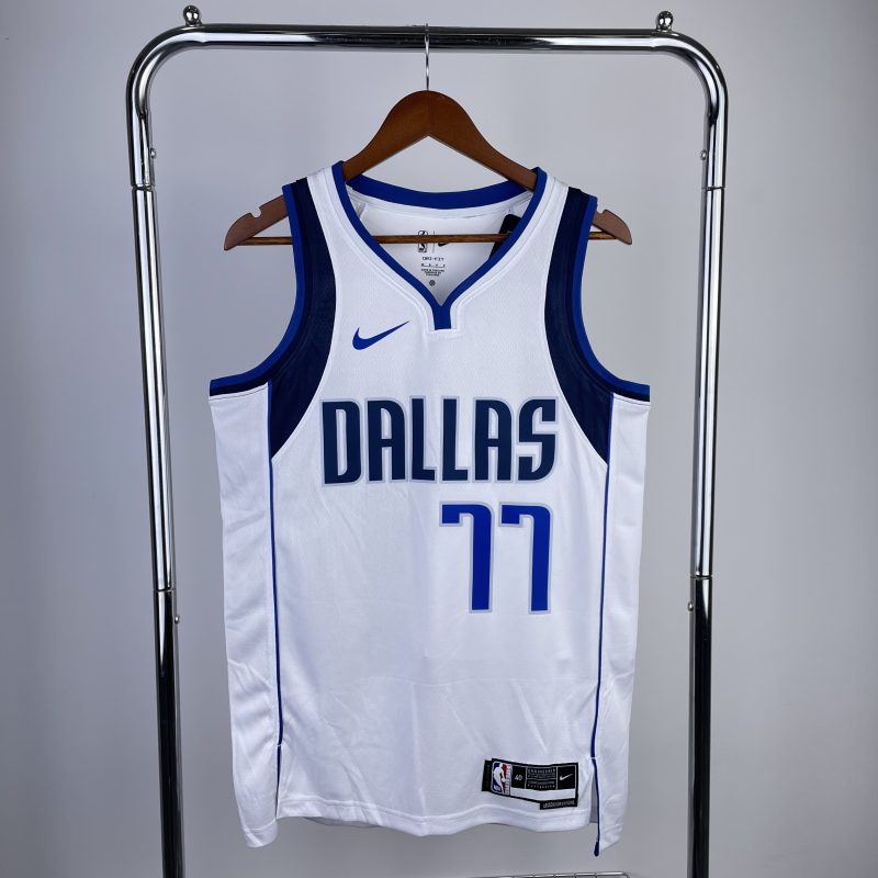 2023 Season Mavericks White #77 Luka Doncic Jersey