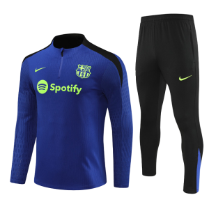 24 -25 Fc Barcelona Half Zipper Tracksuit