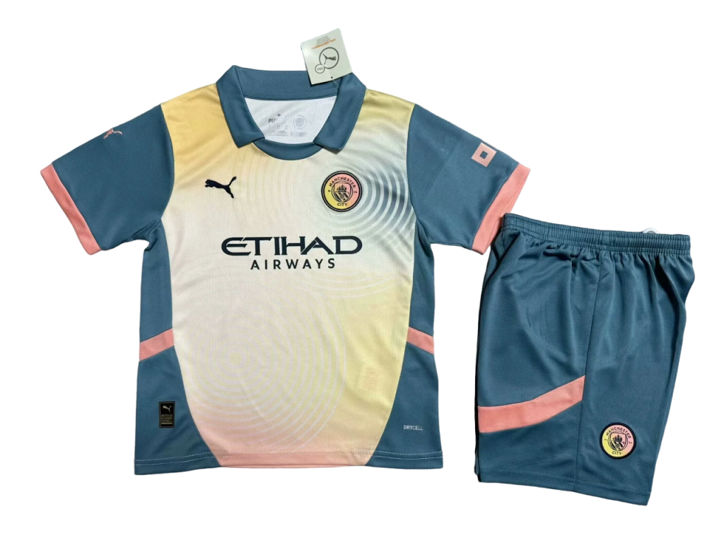 24-25 Fc Manchester City 3rd Away Kids Kit