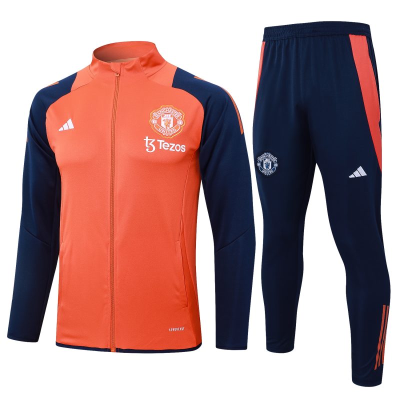 24 -25 Manchester United Full Zipper Tracksuit