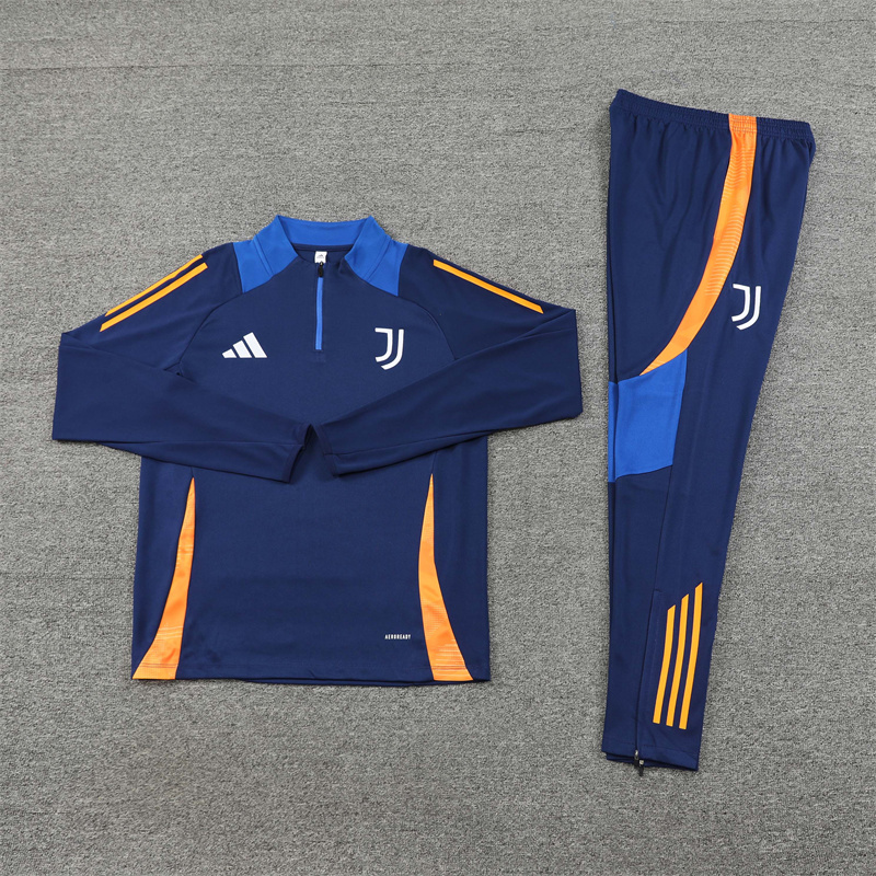 24-25 Juventus Royal Blue Half Zipper