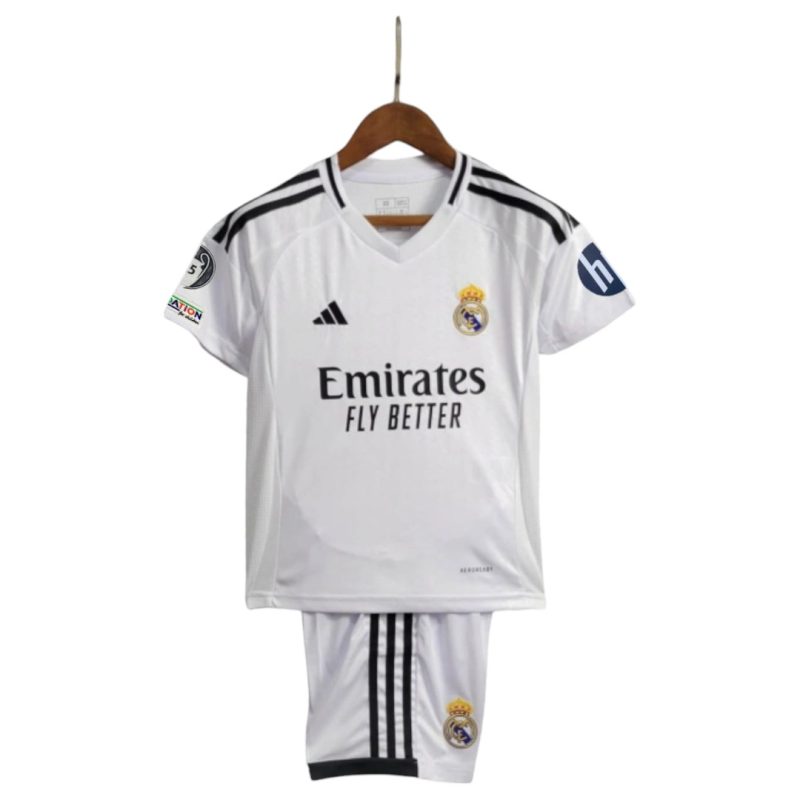 24-25 Real Madrid Home Kids Kit