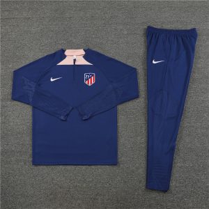 23 -24 Atlético Madrid Hlaf Zipper Tracksuit