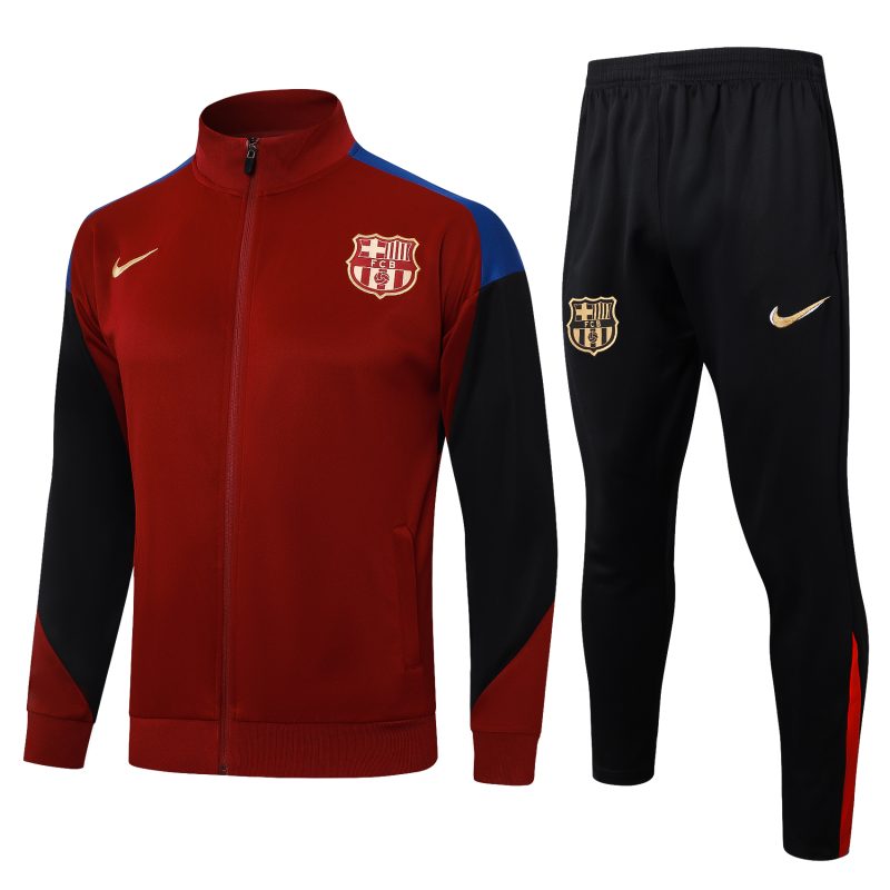 24-25 Fc Barcelona Full Zipper Tracksuit