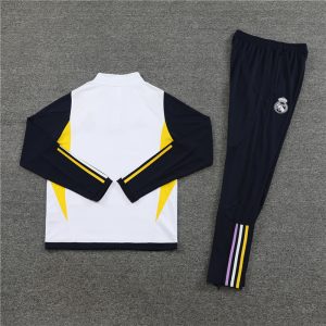 23 -24 Real Madrid Black Hlaf Zipper Tracksuit - Image 4