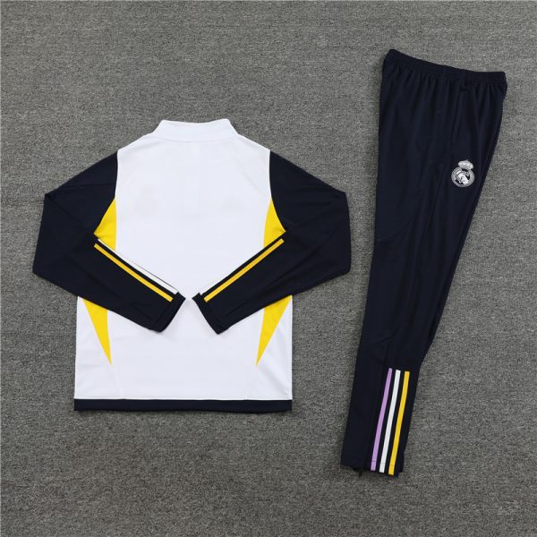 23 -24 Real Madrid Black Hlaf Zipper Tracksuit - Imagen 4