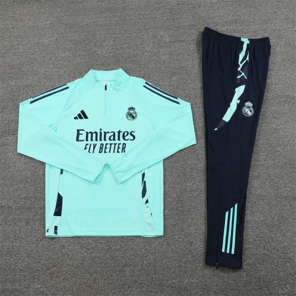 24 -25 Real Madrid Half Zipper Tracksuit - Imagen 3