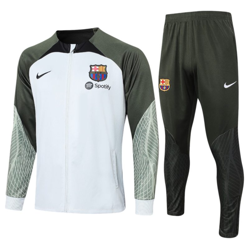 23-24 Fc Barcelona Full Zipper Tracksuit