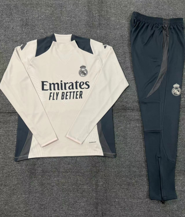 24-25 Real Madrid Half Zipper Kids Tracksuit