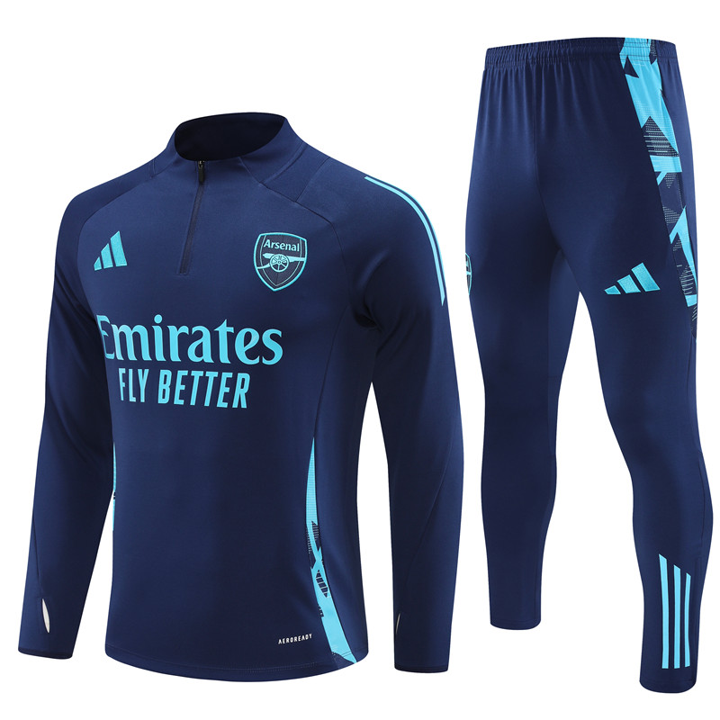 24-25 Arsenal Royal Bleu Half Zipper