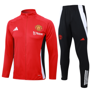 24 -25 Manchester United Full Zipper Tracksuit