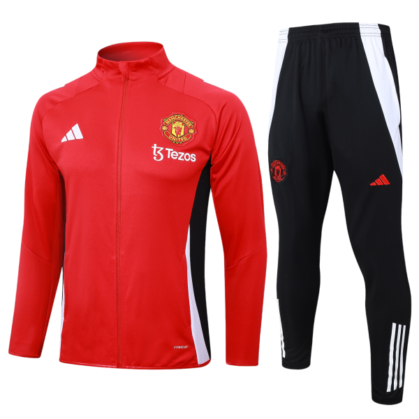 24 -25 Manchester United Full Zipper Tracksuit