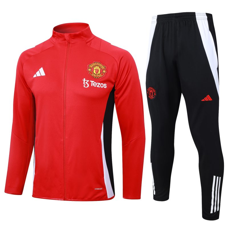 24 -25 Manchester United Full Zipper Tracksuit