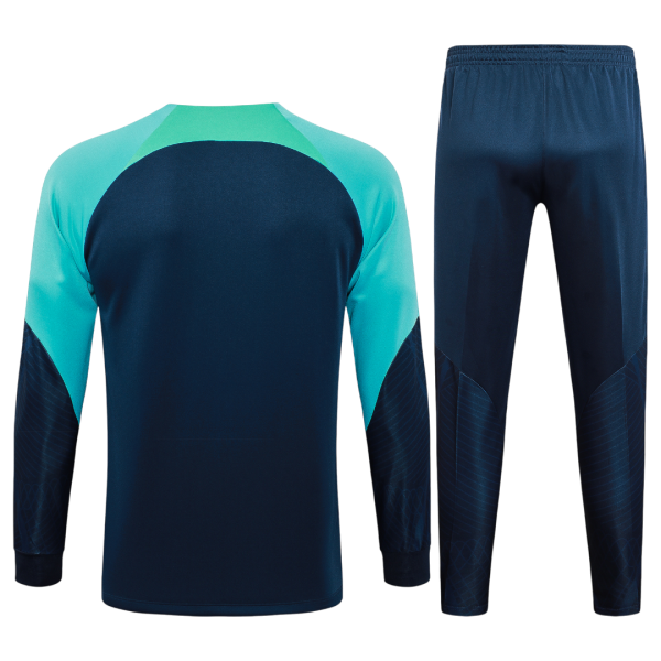 23-24 Fc Barcelona Full Zipper Tracksuit - Image 2
