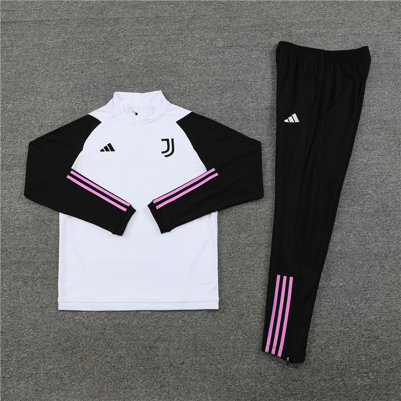 23-24 Juventus Black Half Zipper