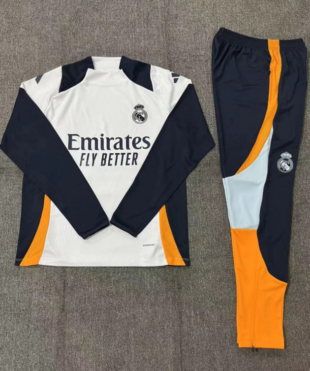 24-25 Real Madrid Half Zipper Kids Tracksuit