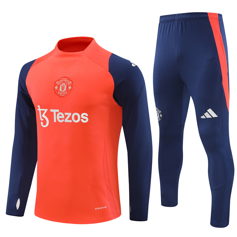 24/25 Manchester United Orange Tracksuit