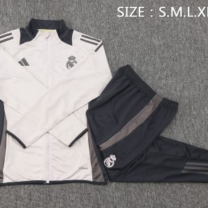 24 -25 Real Madrid Full Zipper Tracksuit