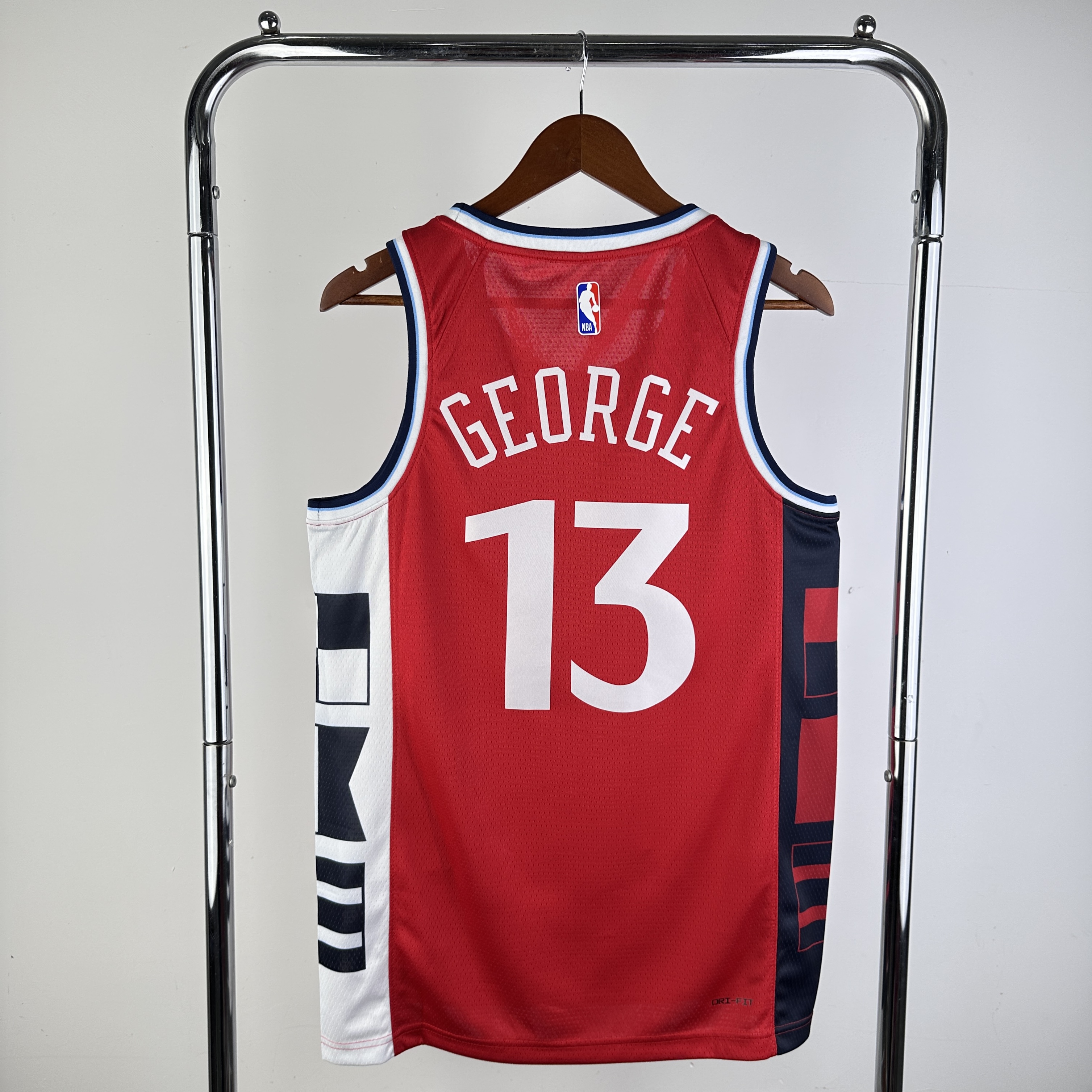 2025 Season Clippers Air Jordan Limited Edition Red No.13 Paul George